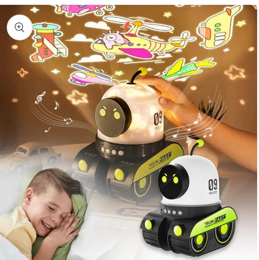 PROYECTOR DE LUZ NOCTURNA ROBOT- EL REGALO PERFECTO 😍🎁