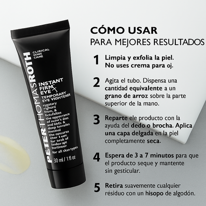 Crema Reafirmante Instantánea para Arrugas PETER THOMAS ROTH – Dile adiós a las bolsas y arrugas en segundos