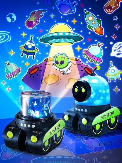 PROYECTOR DE LUZ NOCTURNA ROBOT- EL REGALO PERFECTO 😍🎁