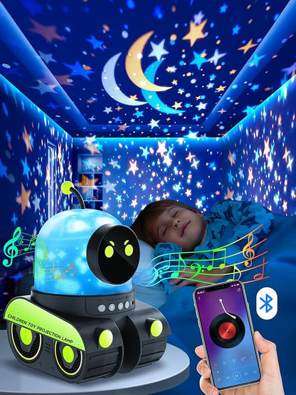 PROYECTOR DE LUZ NOCTURNA ROBOT- EL REGALO PERFECTO 😍🎁