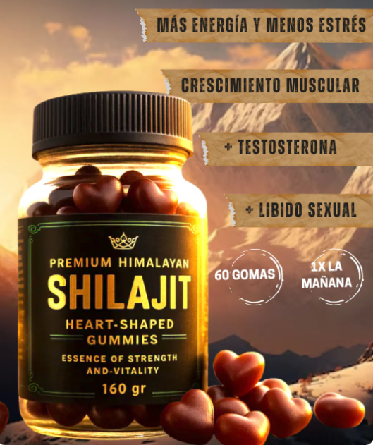 Energia, Enfoque y Virilidad con Shilajit Gummies Premium®️ Himalayan