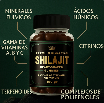 Energia, Enfoque y Virilidad con Shilajit Gummies Premium®️ Himalayan