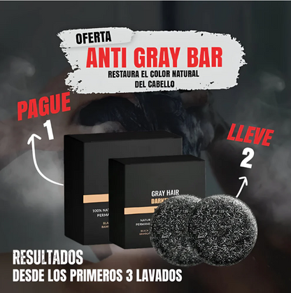 REJUVEX® BARRA DE REJUVENECIMIENTO CAPILAR -RECUPERA EL TONO NATURAL DE TU CABELLO SIN TINTES NI QUIMICOS