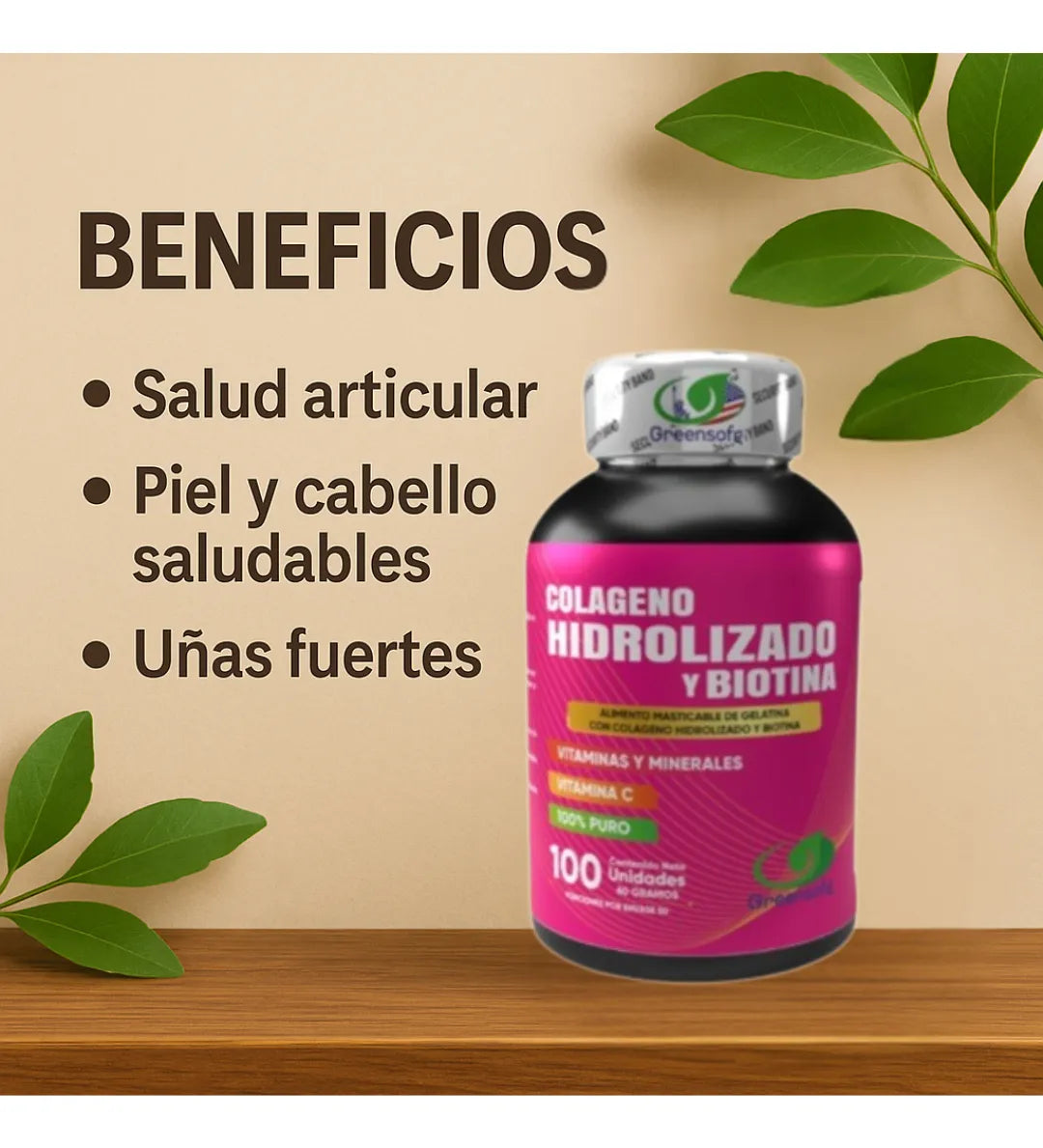 COLAGENO HIDROLIZADO X 100 SOFGELS