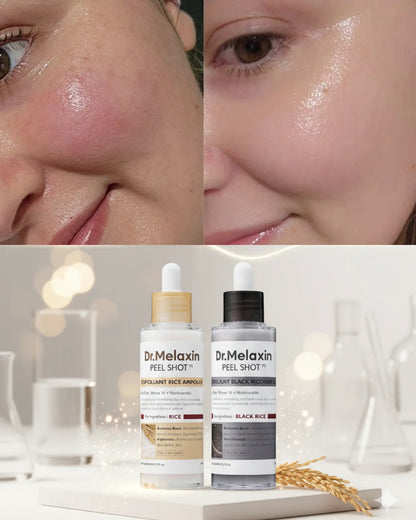 Dr. Melaxin Peel Shot Glow (COMBO) — Exfoliante inteligente que renueva tu piel y la deja con brillo de filtro natural