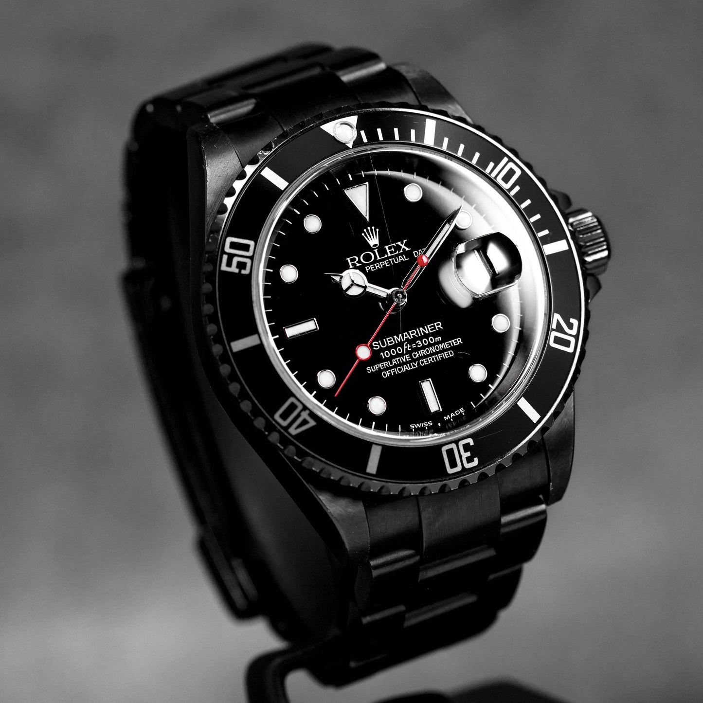 SUBMARINER DATE 40MM 'F SERIES' CUSTOM (EDICION ESPECIAL BLACK PVD 16610)