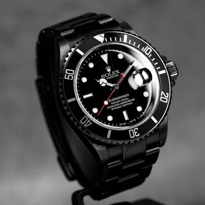 SUBMARINER DATE 40MM 'F SERIES' CUSTOM (EDICION ESPECIAL BLACK PVD 16610)