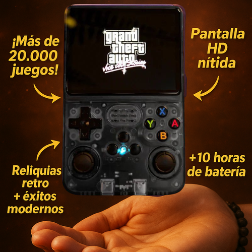 CONSOLA R36S PORTATIL - Revive Los Mejores Momentos De Tu Niñez