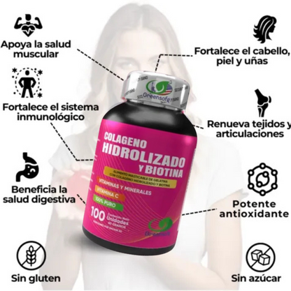 COLAGENO HIDROLIZADO X 100 SOFGELS